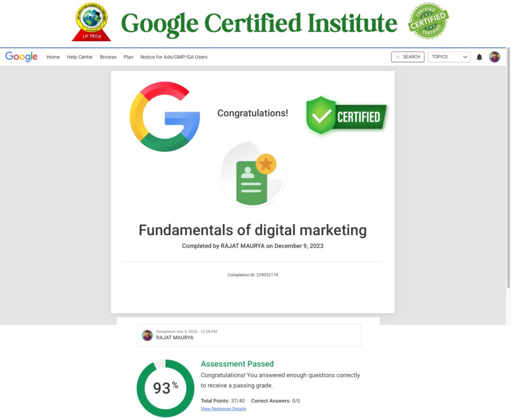 Best Digital Marketing Institute in Varanasi
