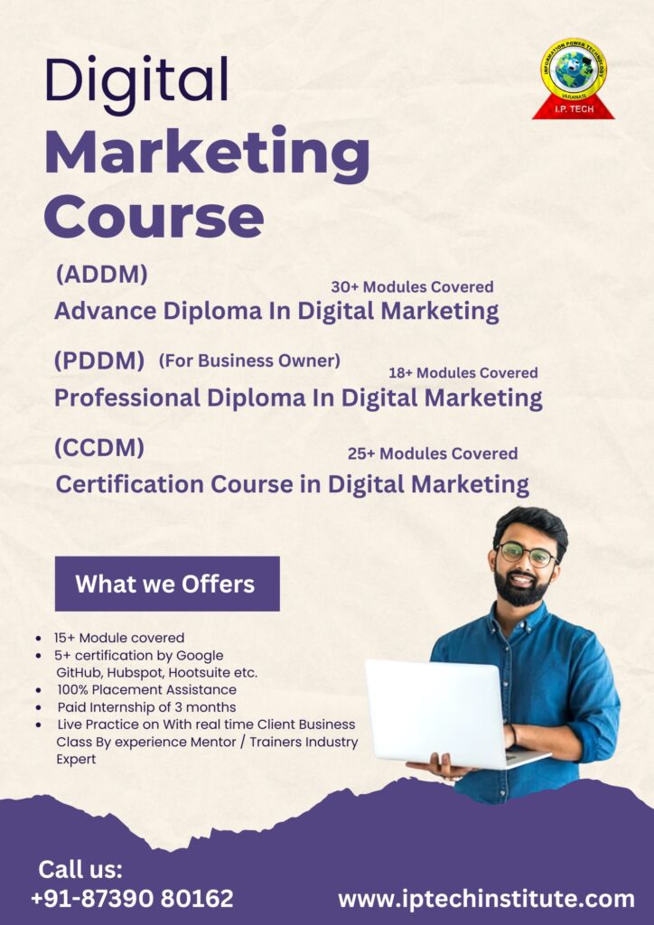 Best Digital Marketing Institute in Varanasi